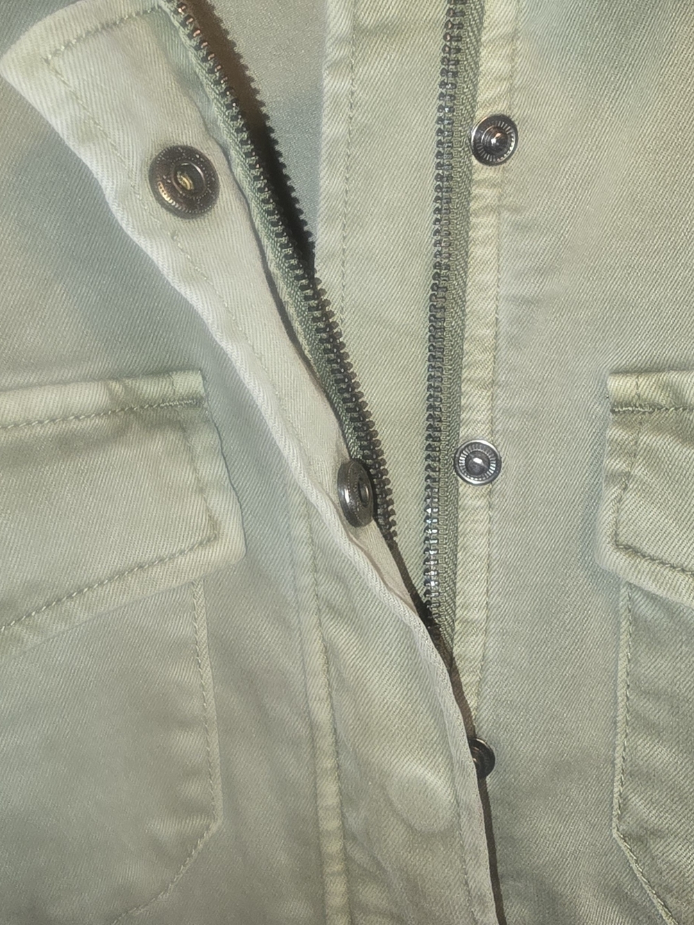 Kut from the Kloth Olive Green Utility Jacket - Picture 2 of 10